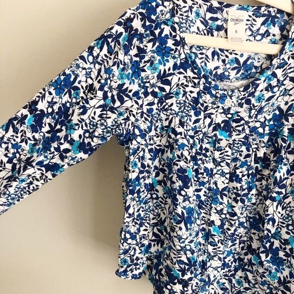 OshKosh B’Gosh Floral Button Down Shirt - Picture 6 of 6